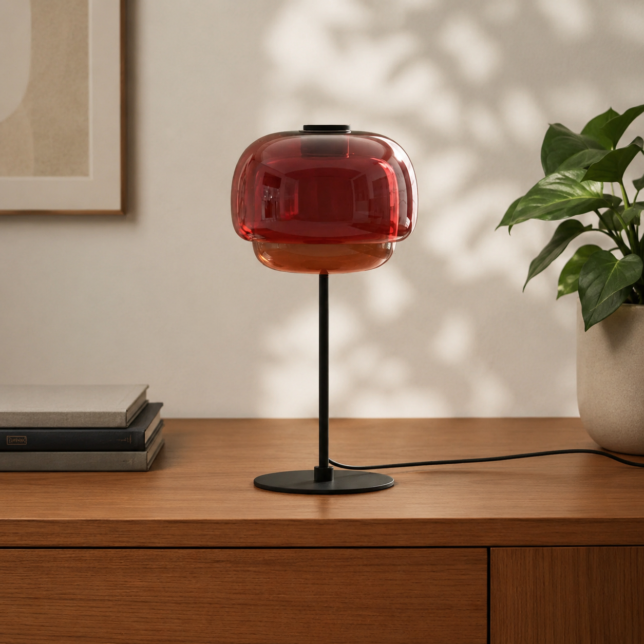 Ember Glass Table Lamp